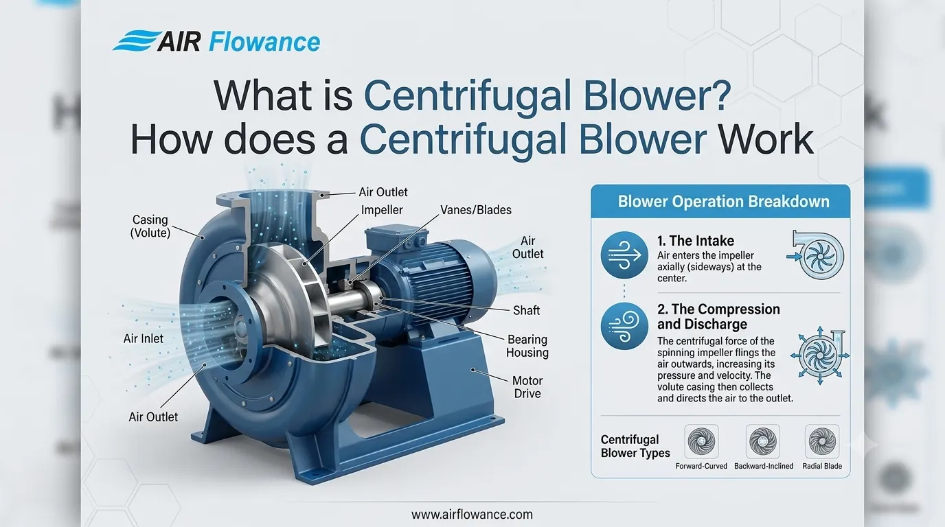 Read more about the article What is Centrifugal Blower? How does a Centrifugal Blower Work